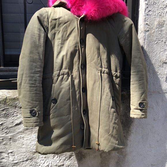 K.Zell Faux Fur Trim Parka Jacket - Picture 5 of 16